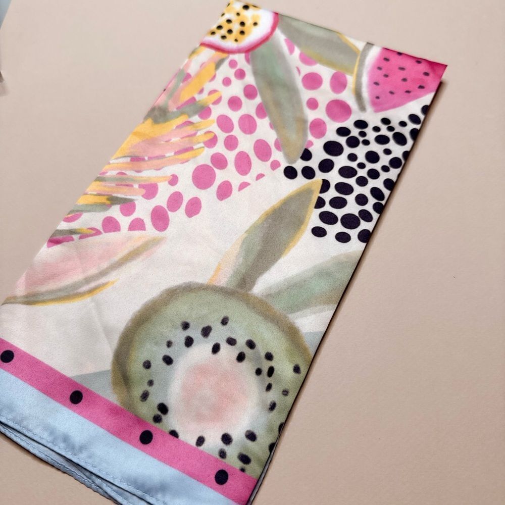 Colorful Fruit Pattern Scarf G34 - Picture 3 of 4